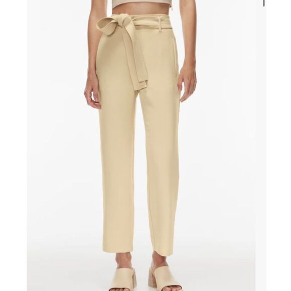 New Aritzia Wilfred Tie-Front Pant Size 12 - Picture 5 of 14